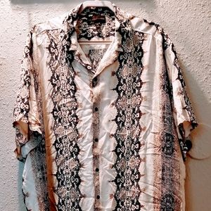 Vintage No Boundaries Men 3XL Hawaiian Short Sleev